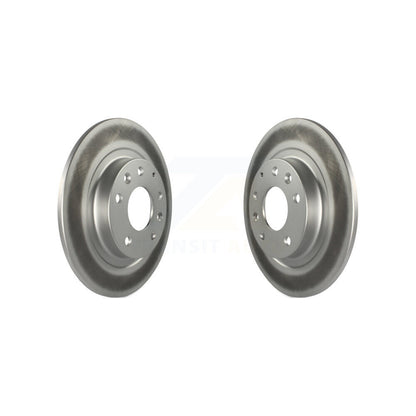 Coated Disc Brake Rotors Rear Pair For 2016-2018 Mazda CX-3