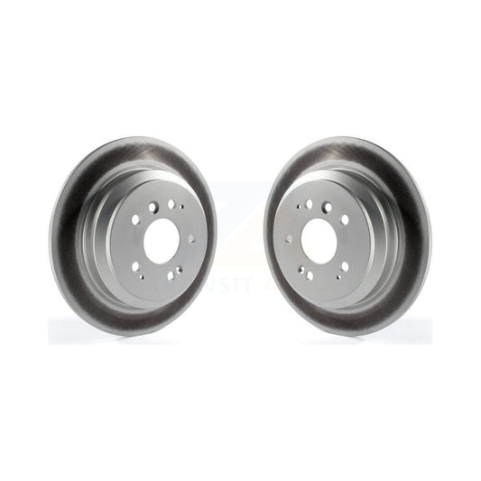 Coated Disc Brake Rotors Rear Pair For Honda Pilot Ridgeline Passport