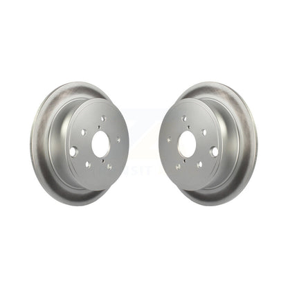 Coated Disc Brake Rotors Rear Pair For Subaru WRX