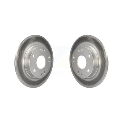 Coated Disc Brake Rotors Rear Pair For Honda Civic Insight