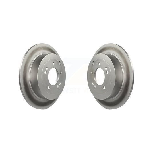 Coated Disc Brake Rotors Rear Pair For Hyundai Tucson Kia Sportage