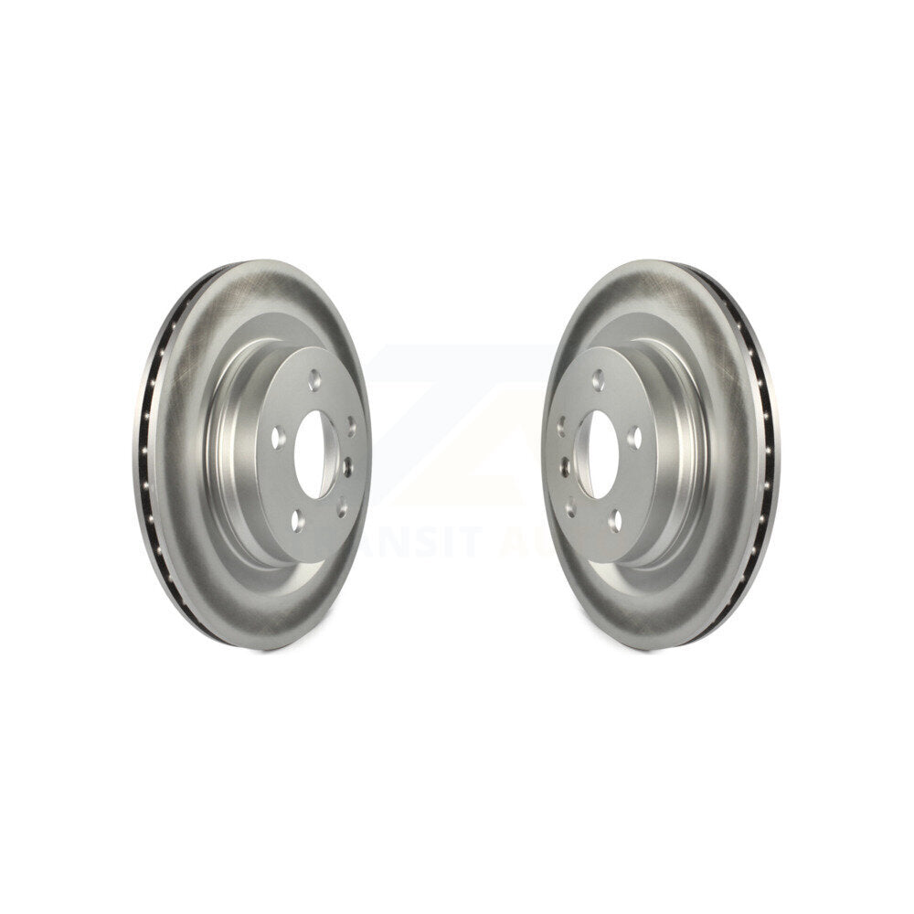 Coated Brake Rotors Rear Pair For BMW X1 Mini Cooper Countryman X2 Clubman 228i