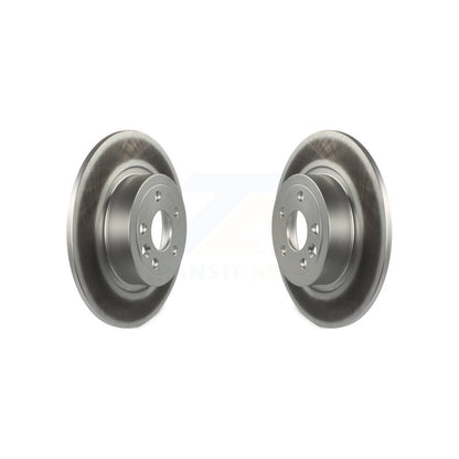 Coated Disc Brake Rotors Rear Pair For 2016-2019 Land Rover Range Evoque
