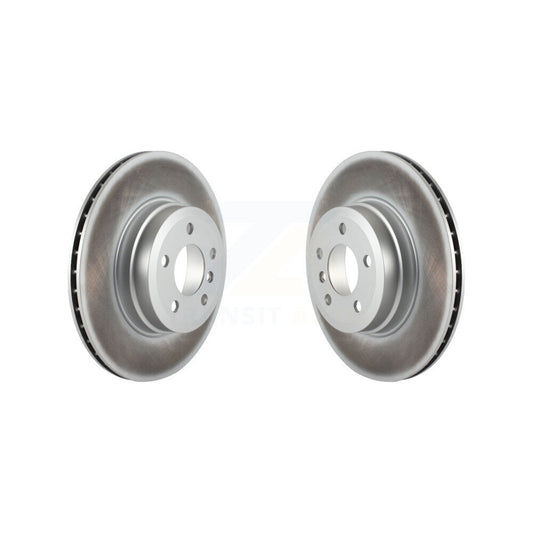 Coated Disc Brake Rotors Rear Pair For BMW X5 X6