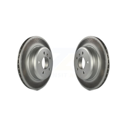 Coated Disc Brake Rotors Rear Pair For BMW 535i xDrive 528i 535d ActiveHybrid 5