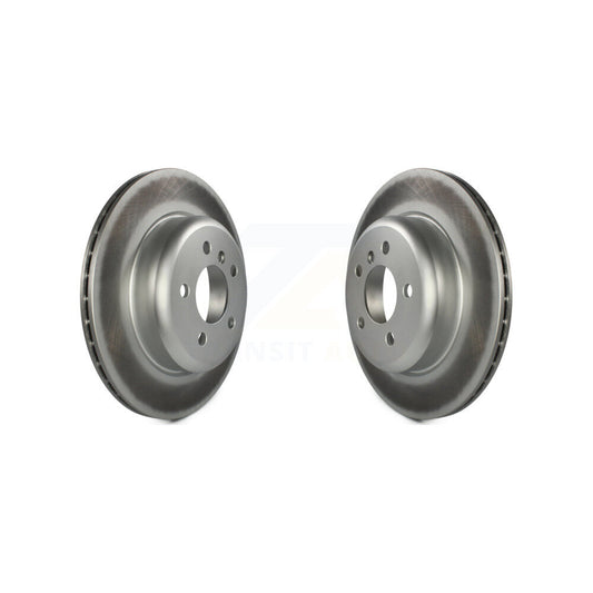 Coated Disc Brake Rotors Rear Pair For BMW 535i xDrive 528i 535d ActiveHybrid 5