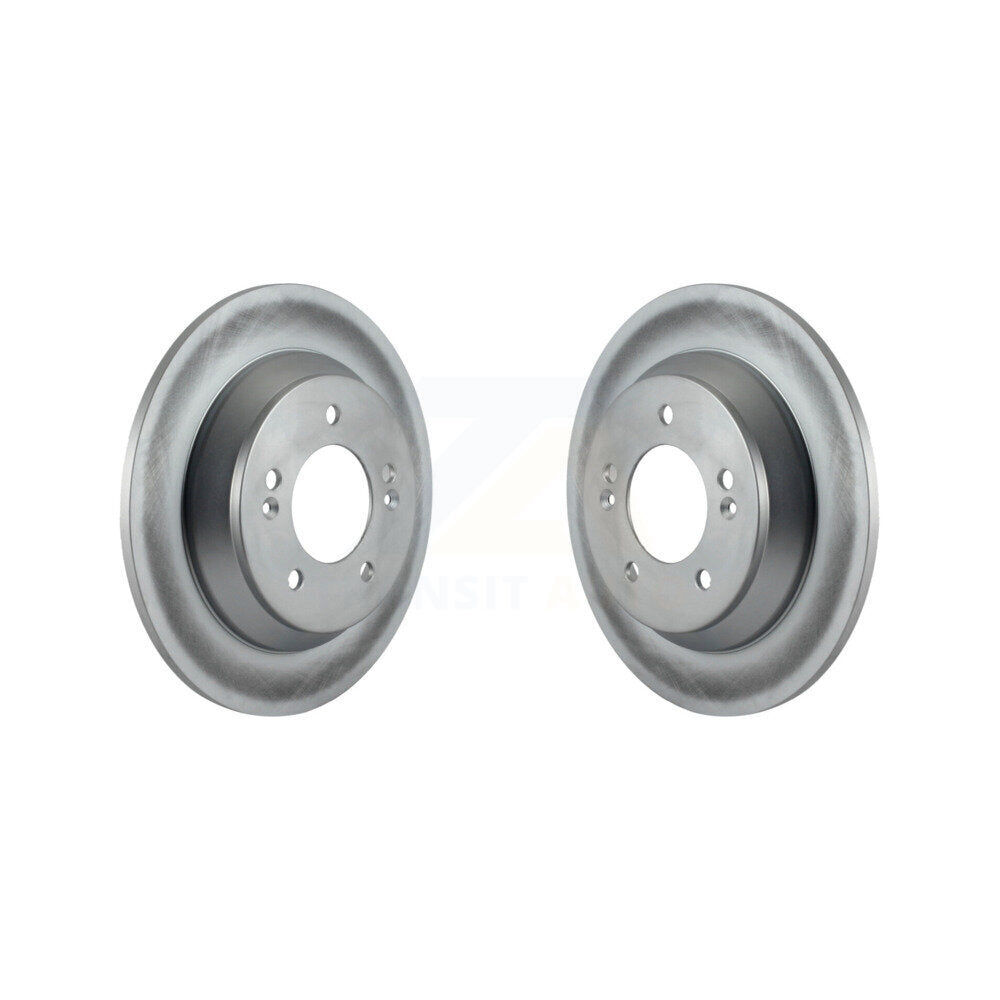 Coated Disc Brake Rotors Rear Pair For 2014-2017 Kia Rondo