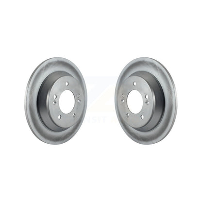 Coated Disc Brake Rotors Rear Pair For 2014-2017 Kia Rondo