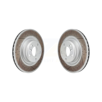Coated Brake Rotor Rear Pair For BMW 320i xDrive 230i 228i 328i M240i M235i 428i