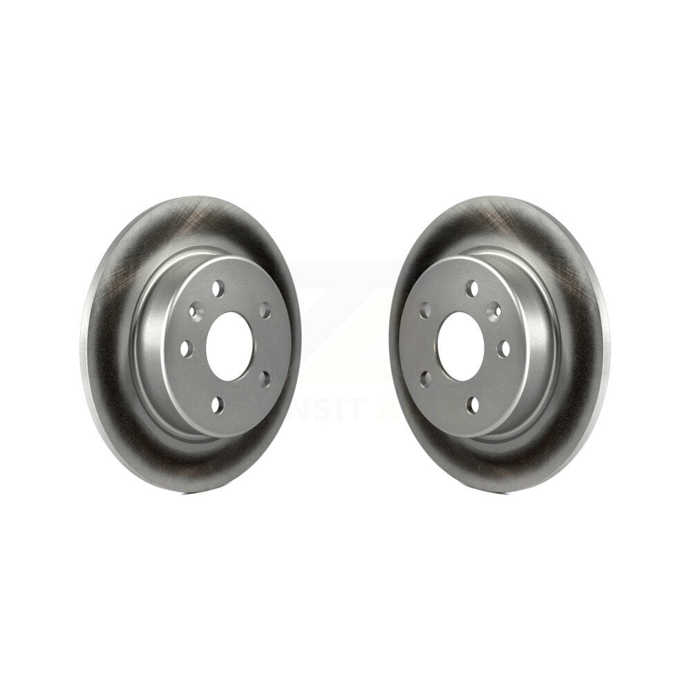 Coated Disc Brake Rotors Rear Pair For Chevrolet Cruze Bolt EV EUV Volt