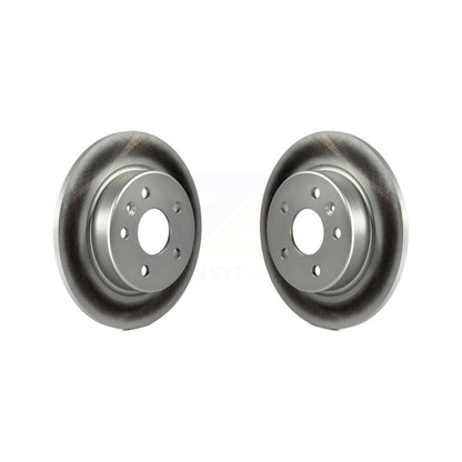 Coated Disc Brake Rotors Rear Pair For Chevrolet Cruze Bolt EV EUV Volt