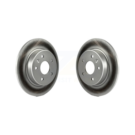 Coated Disc Brake Rotors Rear Pair For Chevrolet Cruze Bolt EV EUV Volt