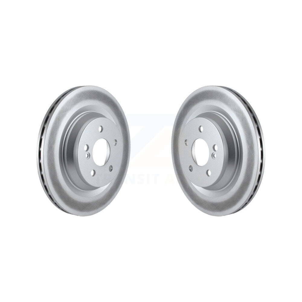 Coated Brake Rotors Rear Pair For Mercedes-Benz S550 S450 SL550 CL550 S350 S400
