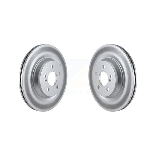 Coated Brake Rotors Rear Pair For Mercedes-Benz S550 S450 SL550 CL550 S350 S400