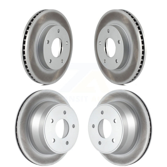Coat Brake Rotors Front Rear Kit For Chevrolet GMC Blazer S10 Jimmy Sonoma Isuzu