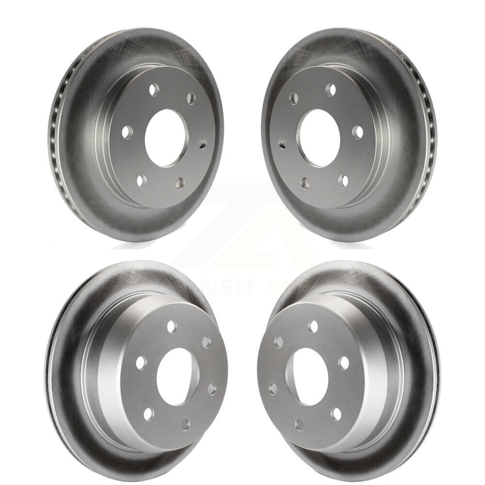 Coat Brake Rotors Front Rear Kit For Chevrolet GMC Silverado 1500 Sierra Classic