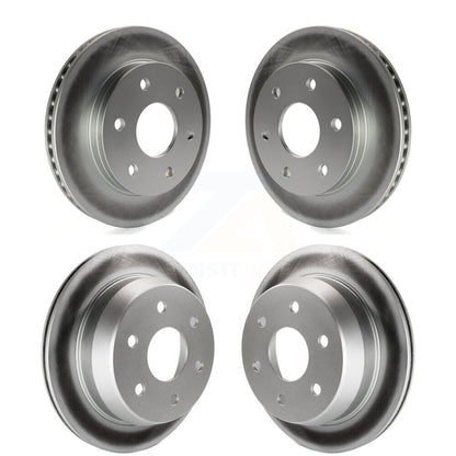 Coat Brake Rotors Front Rear Kit For Chevrolet GMC Silverado 1500 Sierra Classic