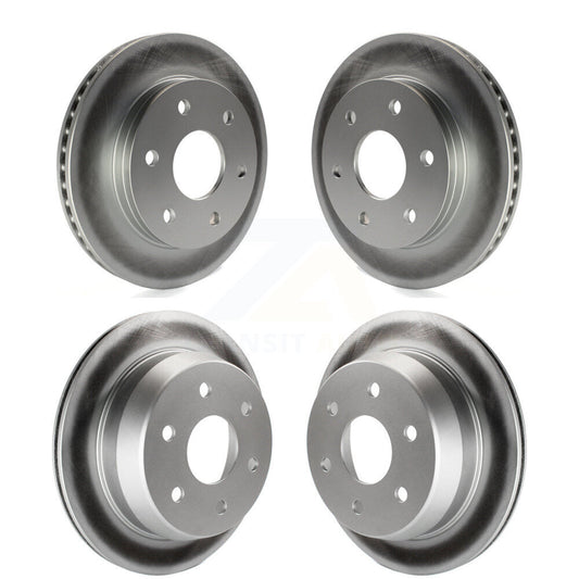 Coat Brake Rotors Front Rear Kit For Chevrolet GMC Silverado 1500 Sierra Classic