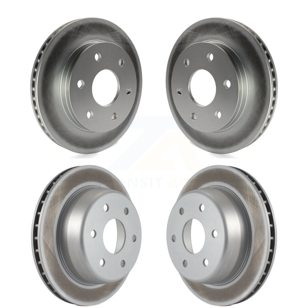 Coat Brake Rotor Front Rear Kit For Chevrolet GMC Silverado 1500 Sierra Yukon XL