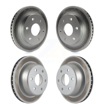 Coat Brake Rotor Front Rear Kit For Chevrolet GMC Silverado 1500 Sierra Yukon XL