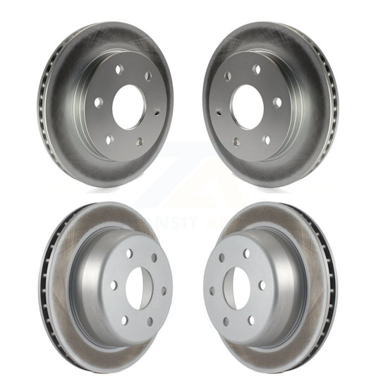 Coat Brake Rotor Front Rear Kit For Chevrolet GMC Silverado 1500 Sierra Yukon XL