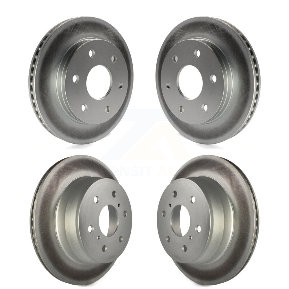 Coat Brake Rotors Front Rear Kit For GMC Chevrolet Silverado 1500 Sierra Classic