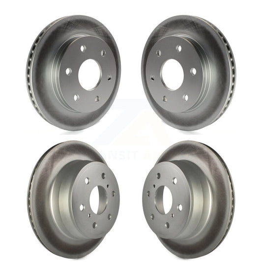 Coat Brake Rotors Front Rear Kit For GMC Chevrolet Silverado 1500 Sierra Classic