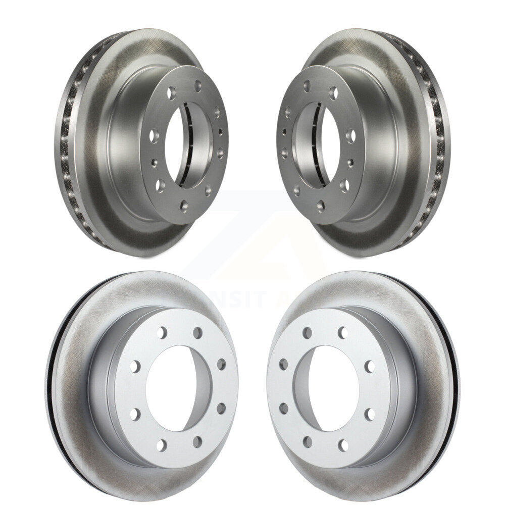 Coat Brake Rotor Front Rear Kit For Chevrolet GMC Sierra 2500 HD Silverado H2 XL