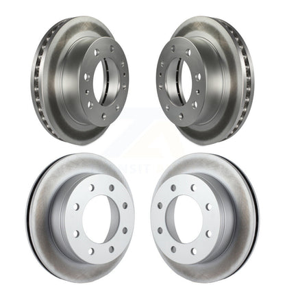 Coat Brake Rotor Front Rear Kit For Chevrolet GMC Sierra 2500 HD Silverado H2 XL