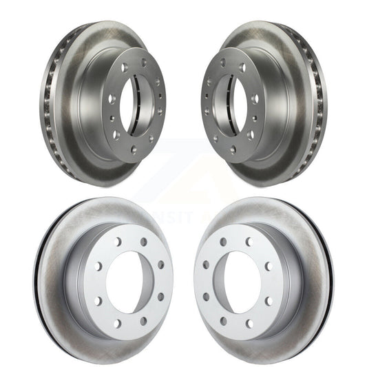 Coat Brake Rotor Front Rear Kit For Chevrolet GMC Sierra 2500 HD Silverado H2 XL