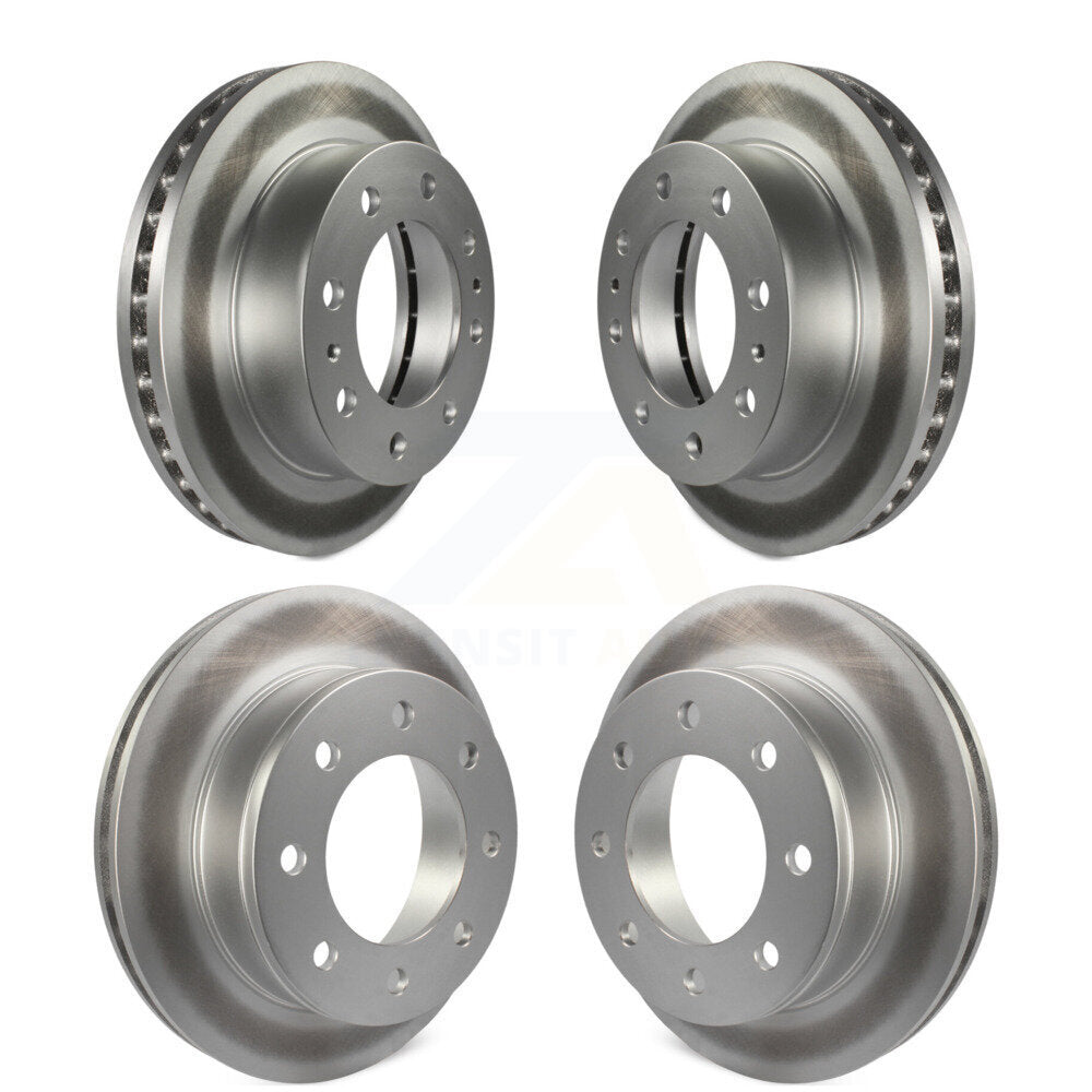 Coated Disc Brake Rotors Front Rear Kit For GMC Savana 2500 Chevrolet Express