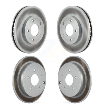 Coated Disc Brake Rotors Front Rear Kit For Buick Rendezvous Pontiac Aztek
