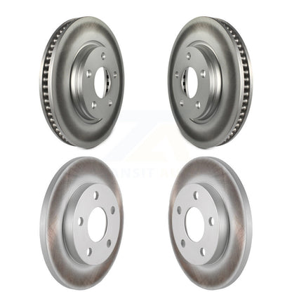 Coated Brake Rotors Front Rear Kit For Buick LaCrosse Pontiac Grand Prix Allure