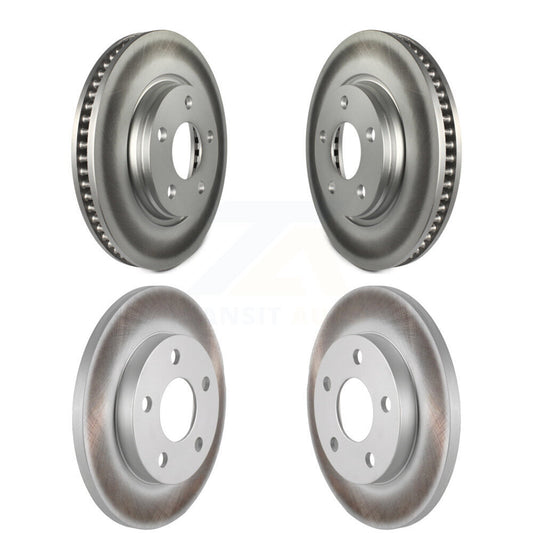 Coated Brake Rotors Front Rear Kit For Buick LaCrosse Pontiac Grand Prix Allure