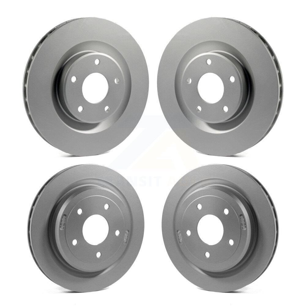 Coated Disc Brake Rotors Front Rear Kit For Chevrolet Corvette Cadillac XLR
