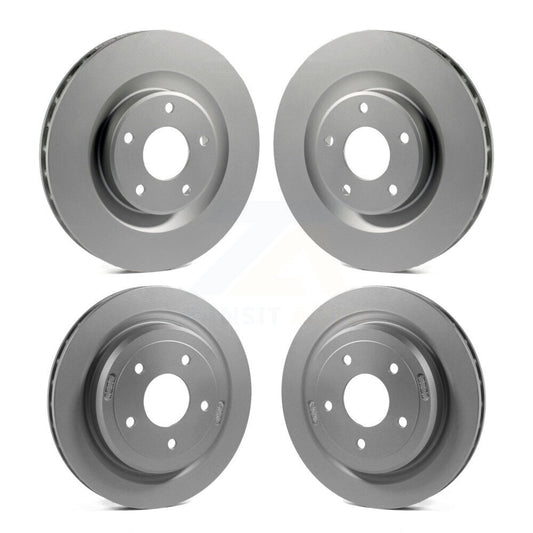 Coated Disc Brake Rotors Front Rear Kit For Chevrolet Corvette Cadillac XLR