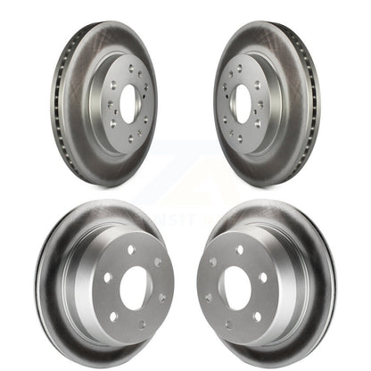 Coat Brake Rotors Front Rear Kit For Chevrolet Silverado 1500 GMC Sierra Classic