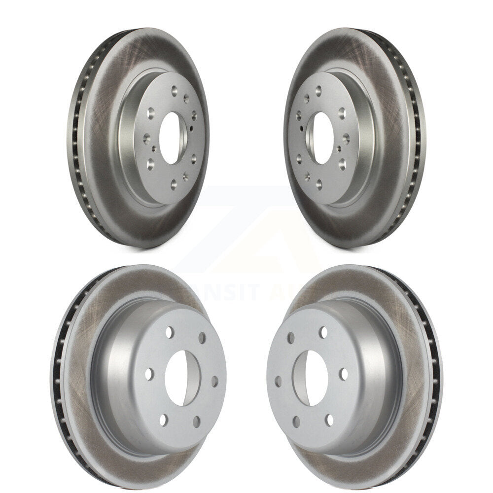 Coat Brake Rotors Front Rear Kit For Chevrolet GMC Silverado 1500 Sierra Express