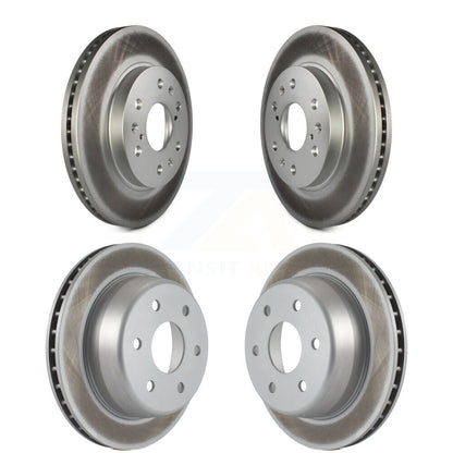 Coat Brake Rotors Front Rear Kit For Chevrolet GMC Silverado 1500 Sierra Express