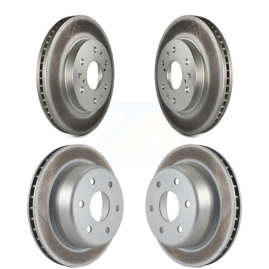 Coat Brake Rotors Front Rear Kit For Chevrolet GMC Silverado 1500 Sierra Express