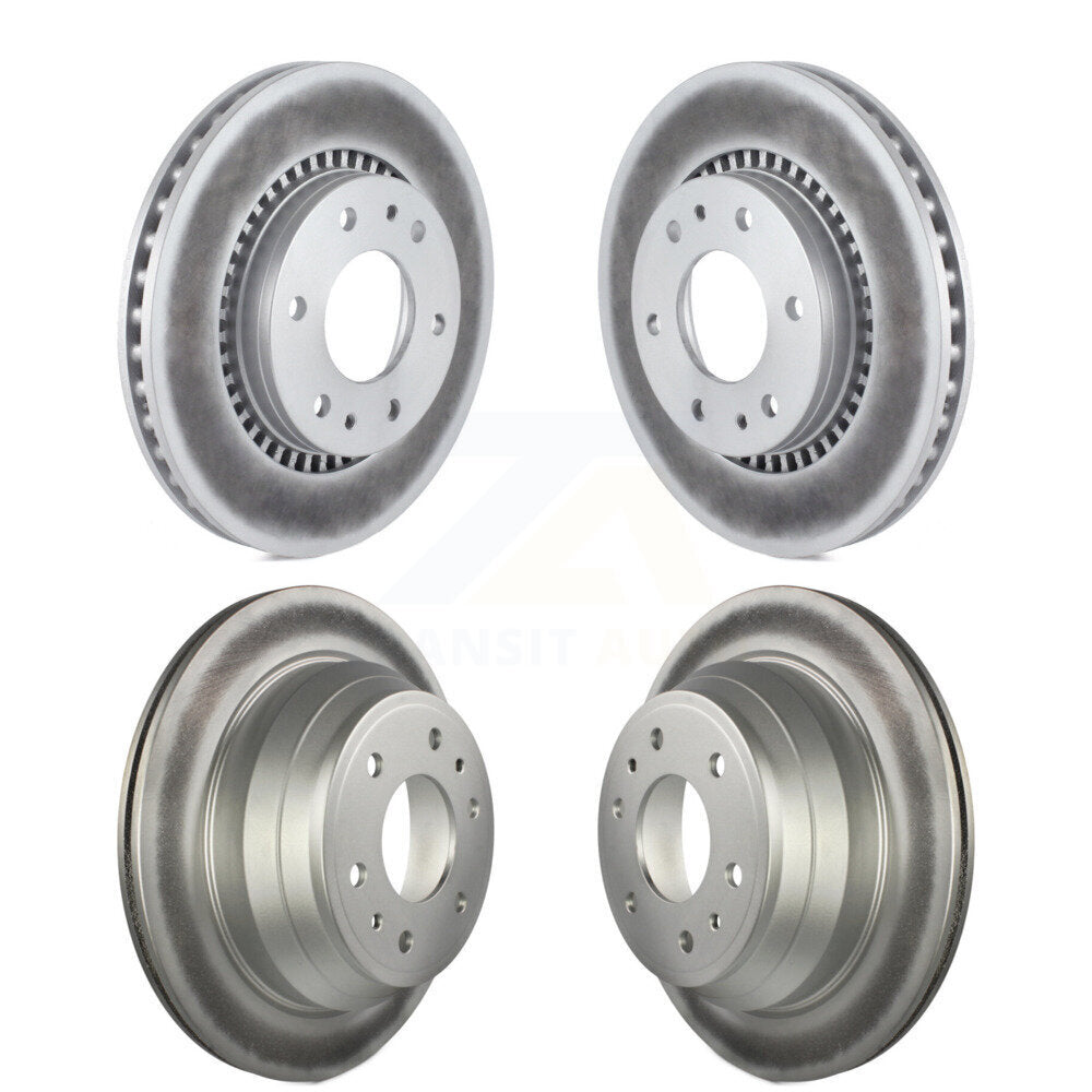 Coat Brake Rotors Front Rear Kit For Chevrolet Trailblazer GMC Envoy Buick Isuzu
