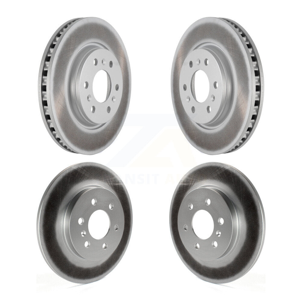 Coated Brake Rotors Front Rear Kit For Pontiac Montana Chevrolet Uplander Buick