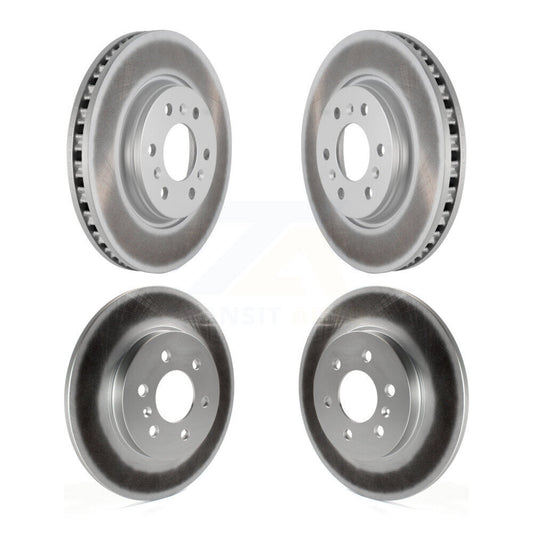 Coated Brake Rotors Front Rear Kit For Pontiac Montana Chevrolet Uplander Buick
