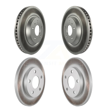 Coated Disc Brake Rotors Front Rear Kit For Chevrolet Impala Limited