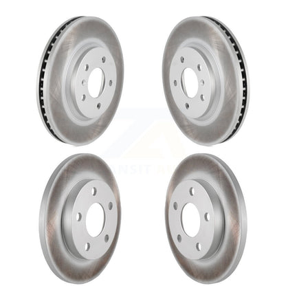 Coated Disc Brake Rotors Front Rear Kit For Chevrolet Impala Limited