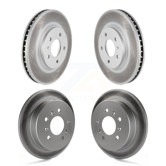 Coated Disc Brake Rotors Front Rear Kit For Chevrolet Impala Monte Carlo