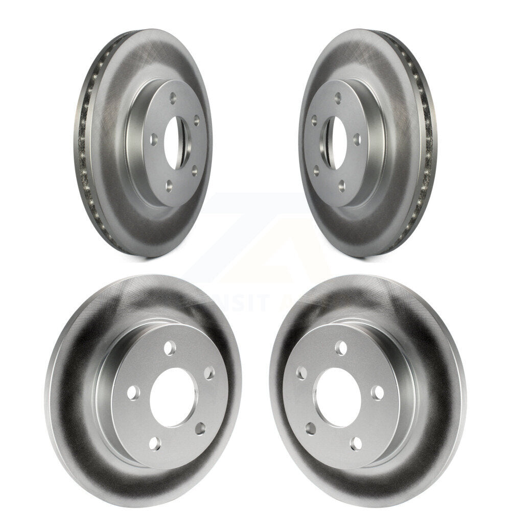 Coated Disc Brake Rotors Front Rear Kit For Pontiac G5