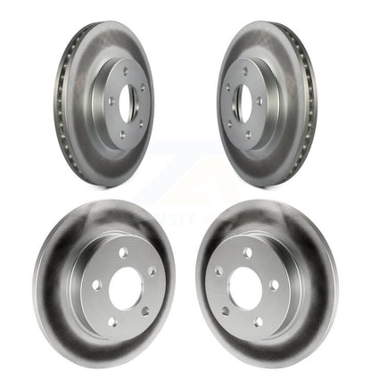 Coated Disc Brake Rotors Front Rear Kit For Pontiac G5