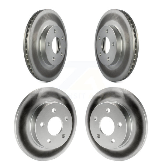 Coated Disc Brake Rotors Front Rear Kit For Pontiac G5