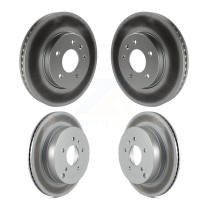 Coat Brake Rotor Front Rear Kit For Chevrolet Equinox Pontiac Torrent Saturn Vue